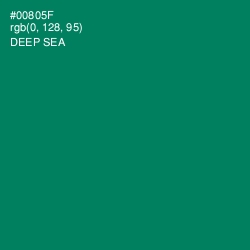 #00805F - Deep Sea Color Image